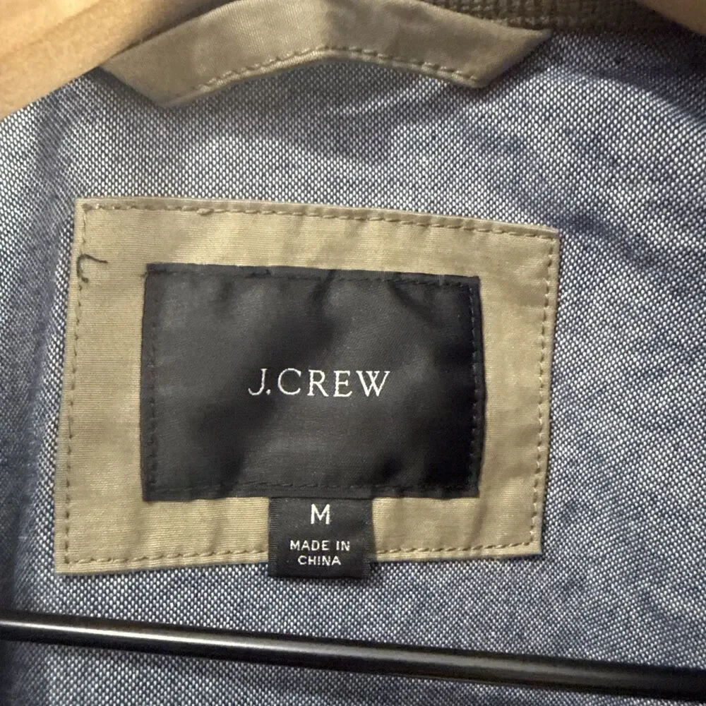 J. Crew Cruiser Herrington Green Jacket Mens Sz M Barn Preppy Old Money Barn